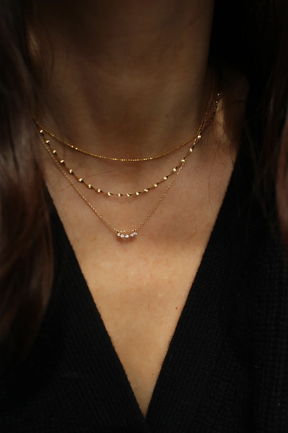cascade necklace, diamond — BRUCE jewelry